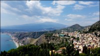 Taormina, desde el Teatro Griego...
