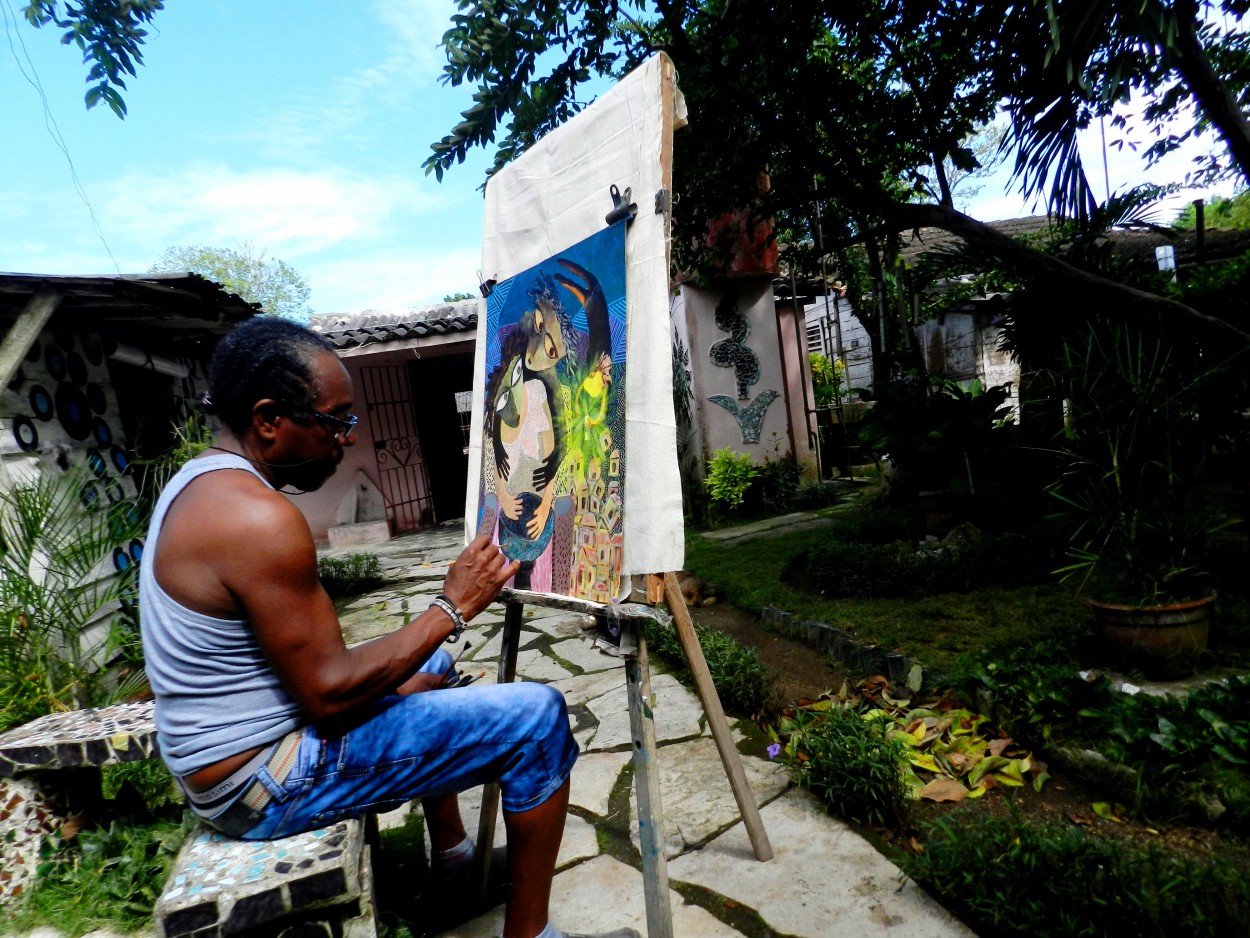 "El patio de mi casa, mi inspiracin" de Lzaro David Najarro Pujol