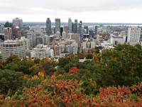 Desde el Mont Royal, colores de otoo en Montreal