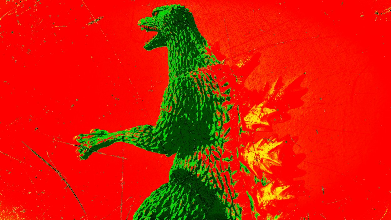 "Godzilla in retro" de Miguel ngel Nava Venegas ( Mike Navolta)