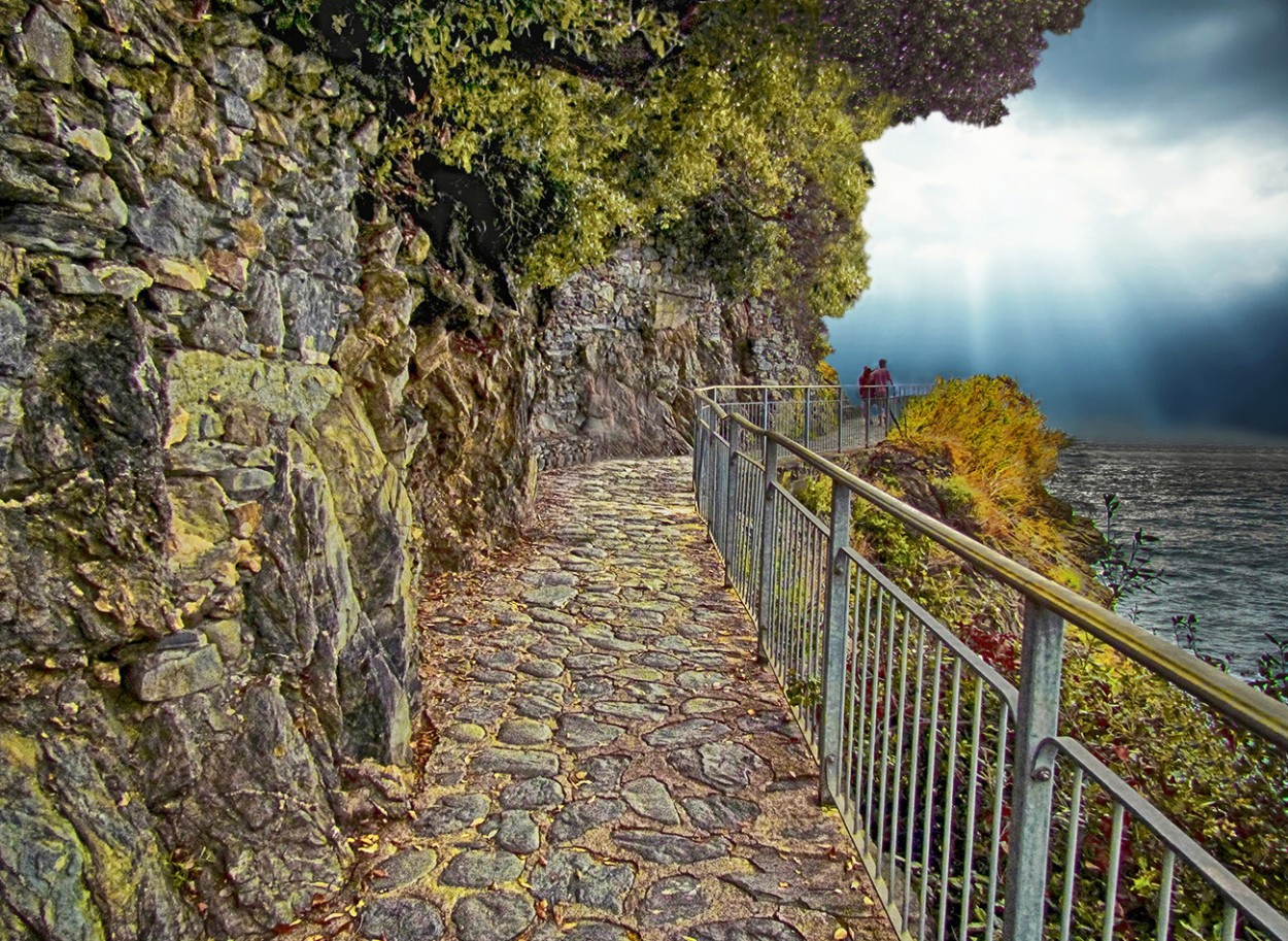 "El camino del amor, Cinque Terre, Italia" de Manuel Raul Pantin Rivero