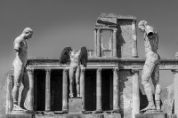 En las ruinas de Pompeya