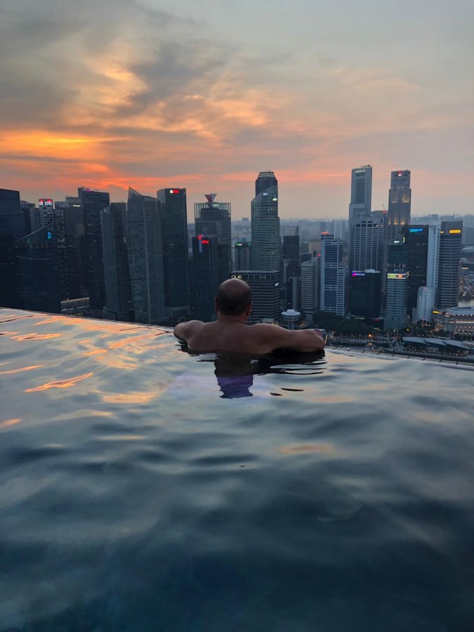 "Singapore desde las alturas" de Jose Torino