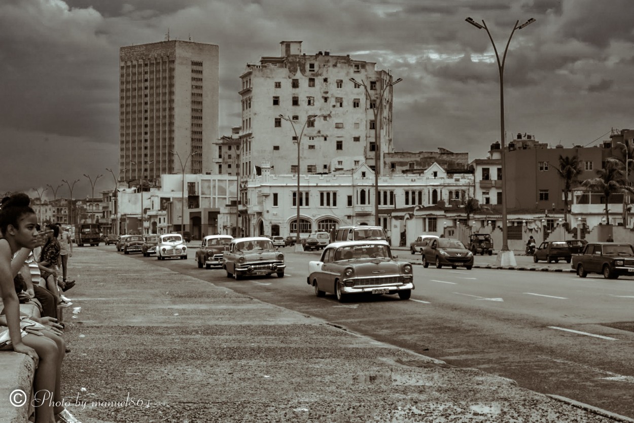 "Malecn de la Habana" de Manuel Enrique Chavez Manzano