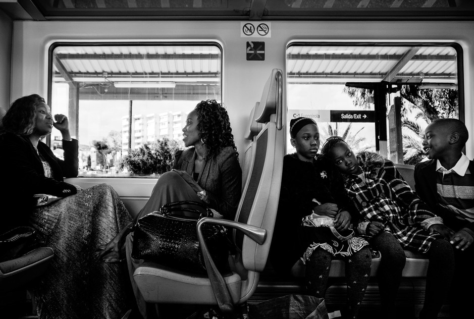 "En el tren" de Joan Arana