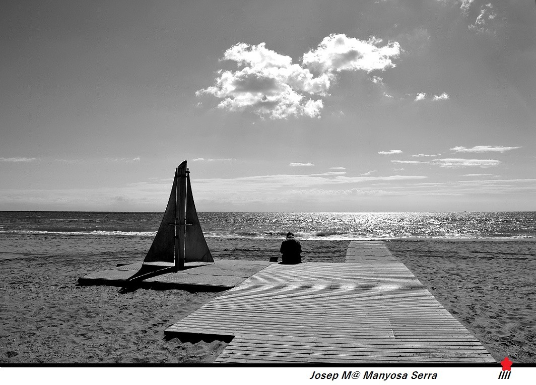 "Tristesa a la platja" de Josep Maria Maosa Serra