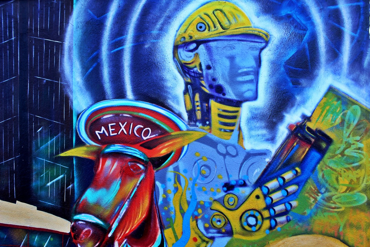 "Mural #7" de Miguel ngel Nava Venegas ( Mike Navolta)