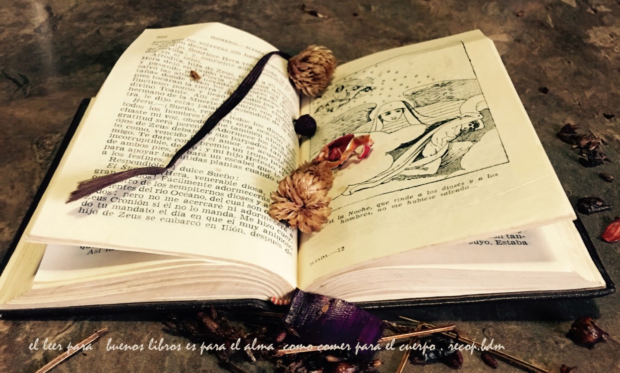 "el leer buenos libros,es para el alama...." de Beatriz Di Marzio