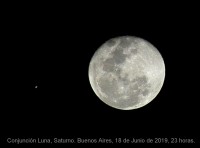 Luna y Saturno.
