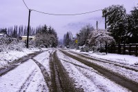 Nieve en el callejn