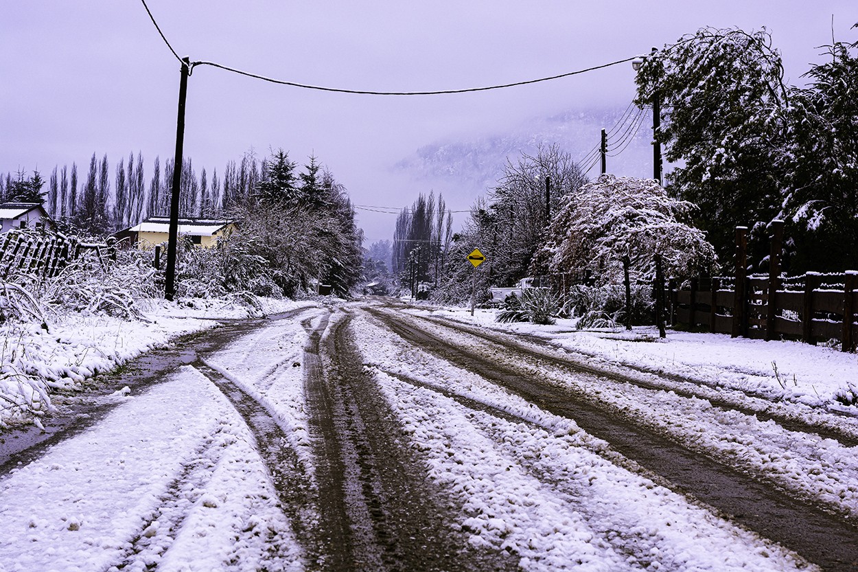 "Nieve en el callejn" de Carlos Francisco Montalbetti