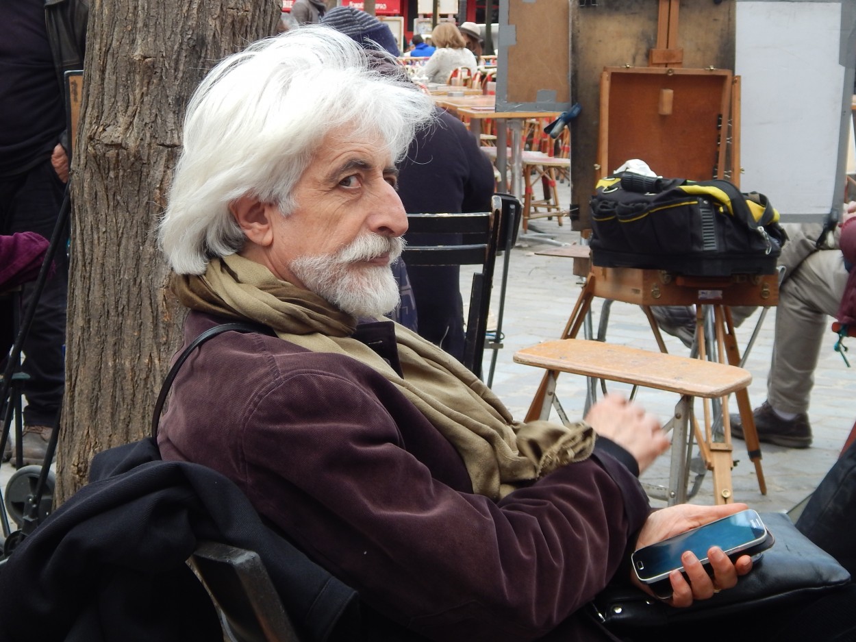 "Artista que mira de reojo (Montmartre 6)" de Jos Luis Mansur
