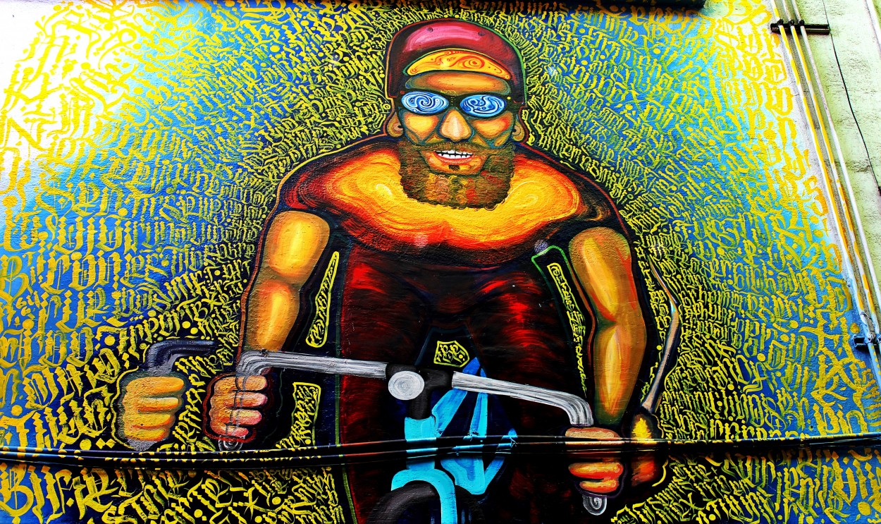 "Ciclista" de Miguel ngel Nava Venegas ( Mike Navolta)