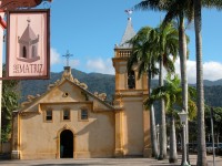 A igreja matriz de So Sebastio litoral.....