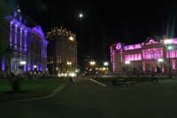 La plaza nocturna