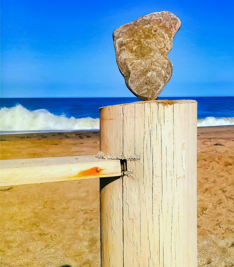 "Jugando en la playa" de Roberto Guillermo Hagemann