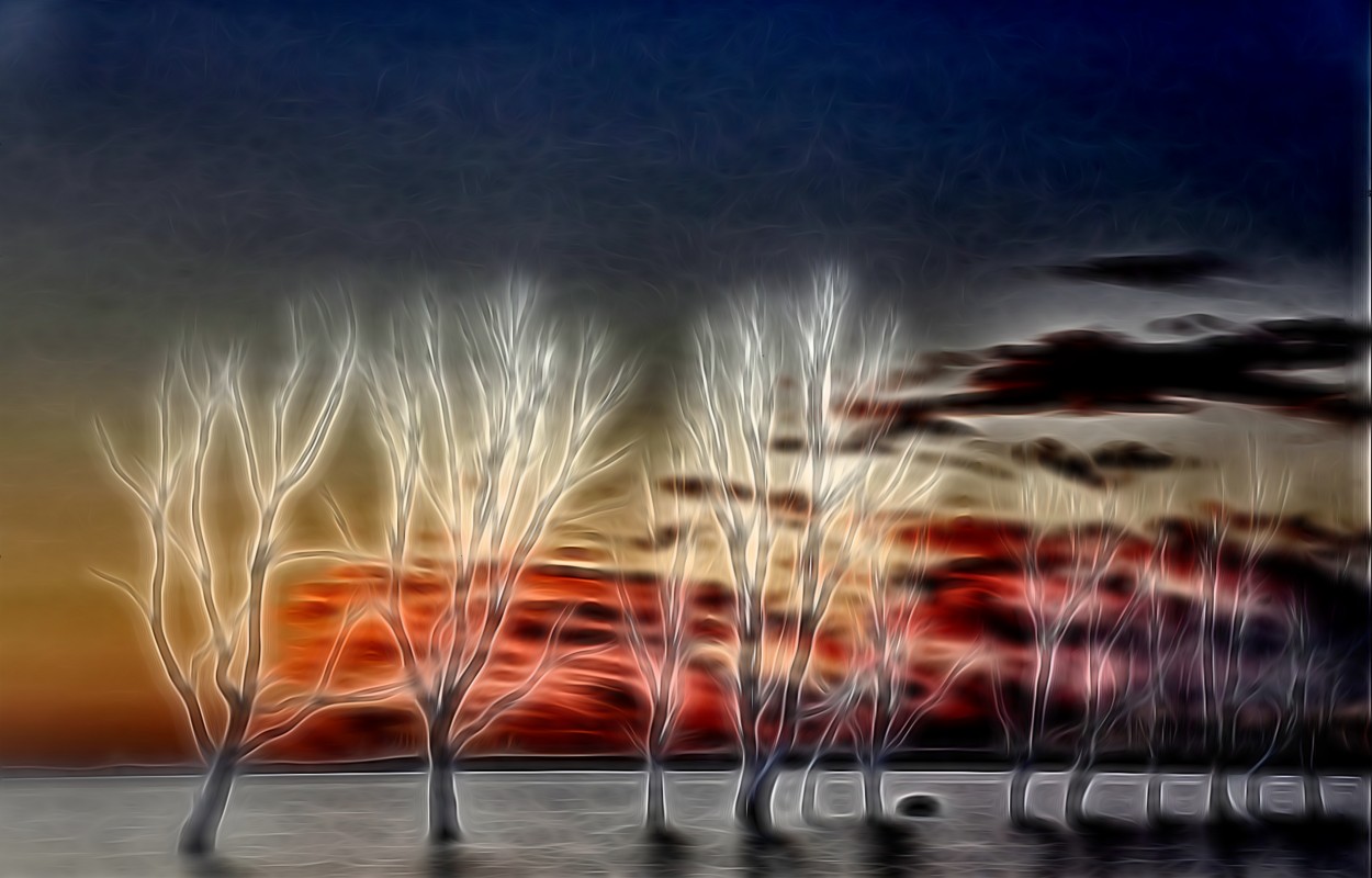 "Fantasy in the trees..." de Maria Isabel Hempe