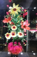 Artesanato boliviano, flores de penas!