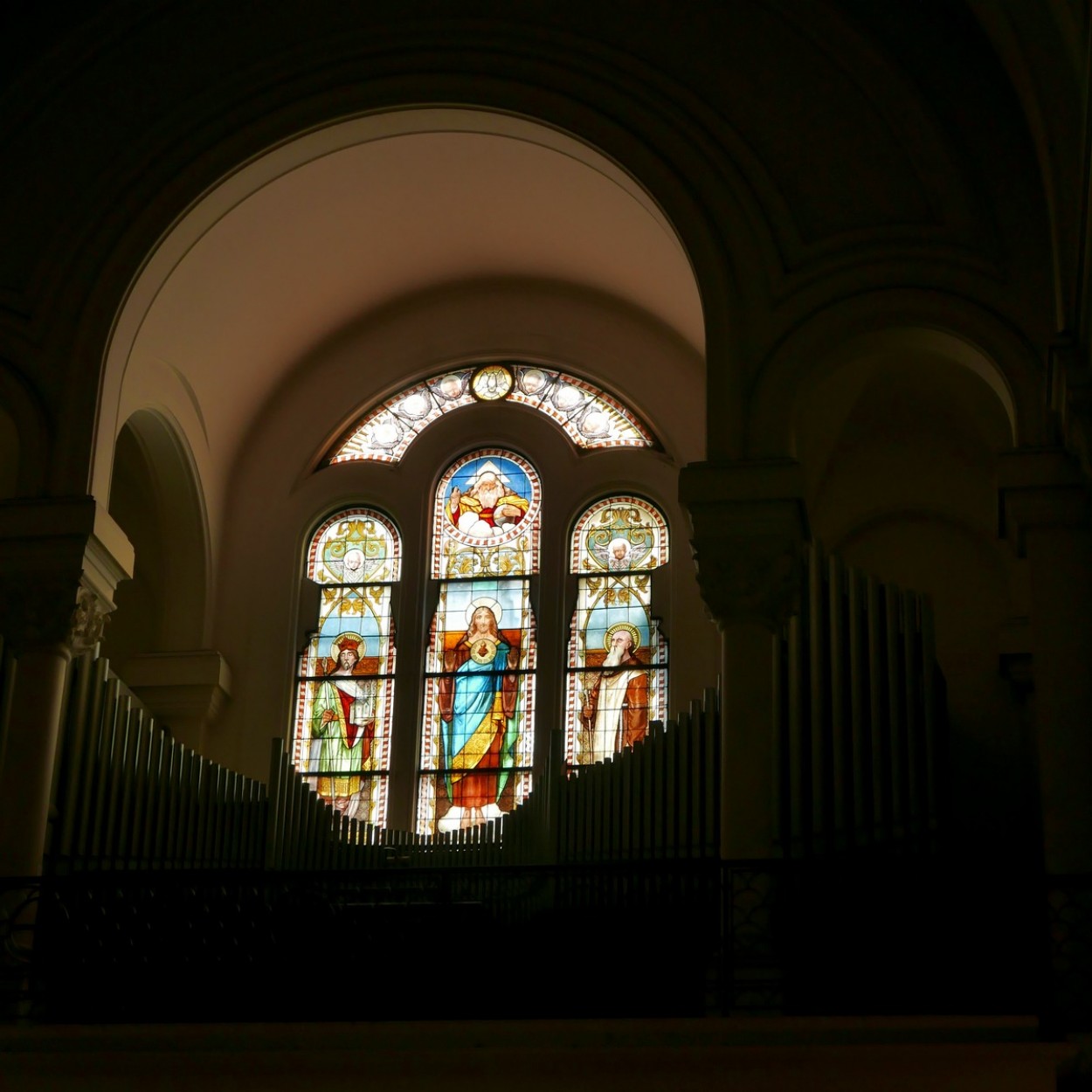 "rgano de la catedral de Montevideo." de Carlos E. Wydler