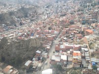 La Paz, Bolvia vista do telefrico, parece...