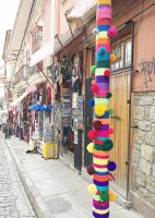 Uma perspectiva em La Paz e suas cores.