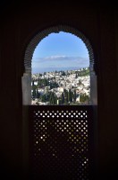 Mirando la ciudad de Granada...