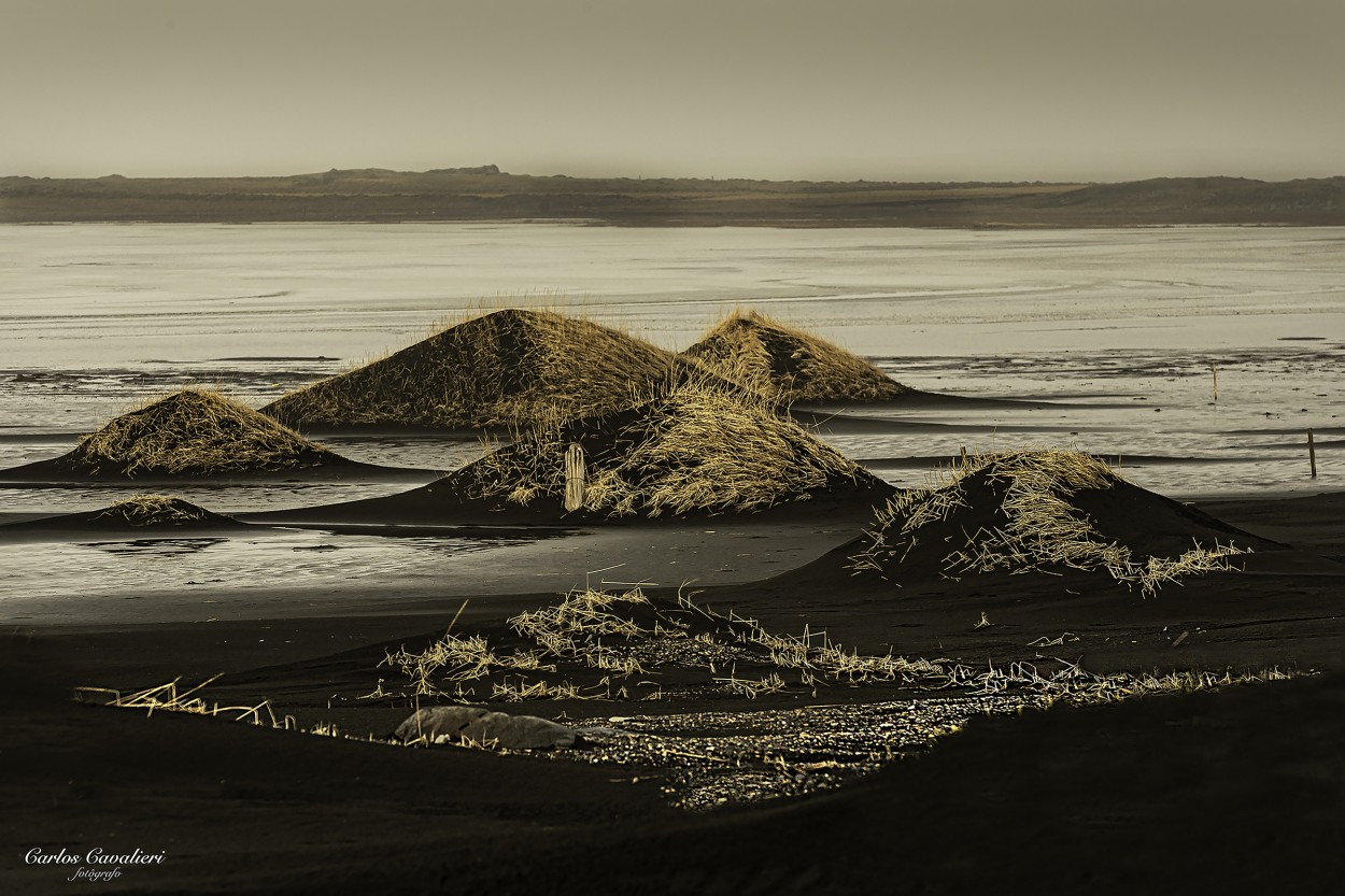 "Playa dorada Islandia..." de Carlos Cavalieri