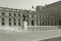 El Palacio de La Moeneda, Santiago.
