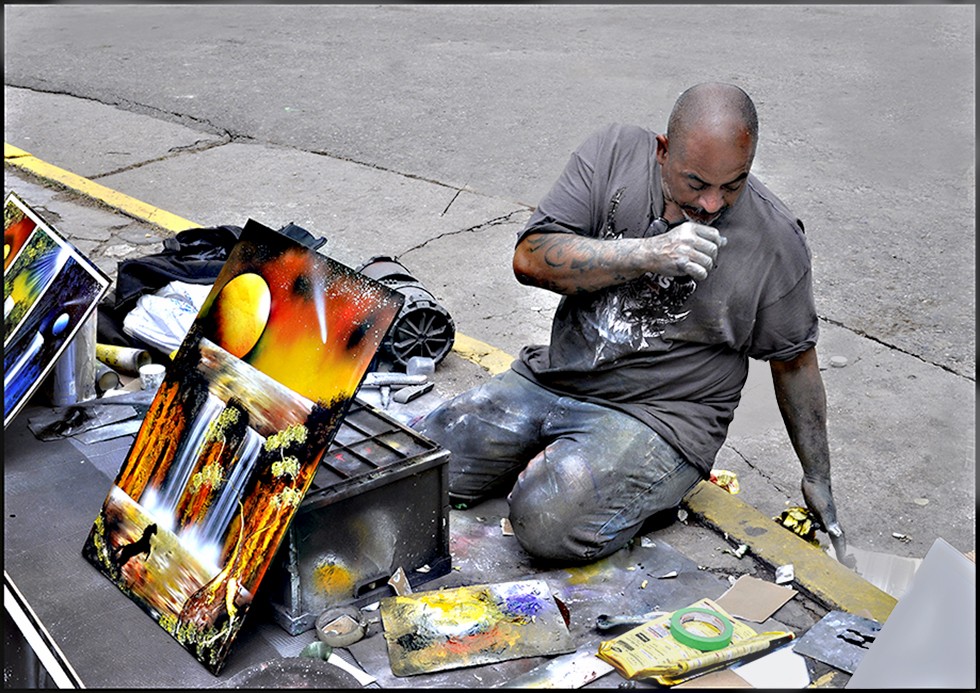 "Artista callejero" de Ruben Perea