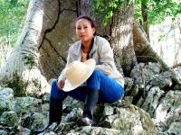 Una actriz cubana que siente amor por la tierra
