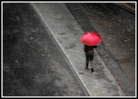 Chica del paraguas