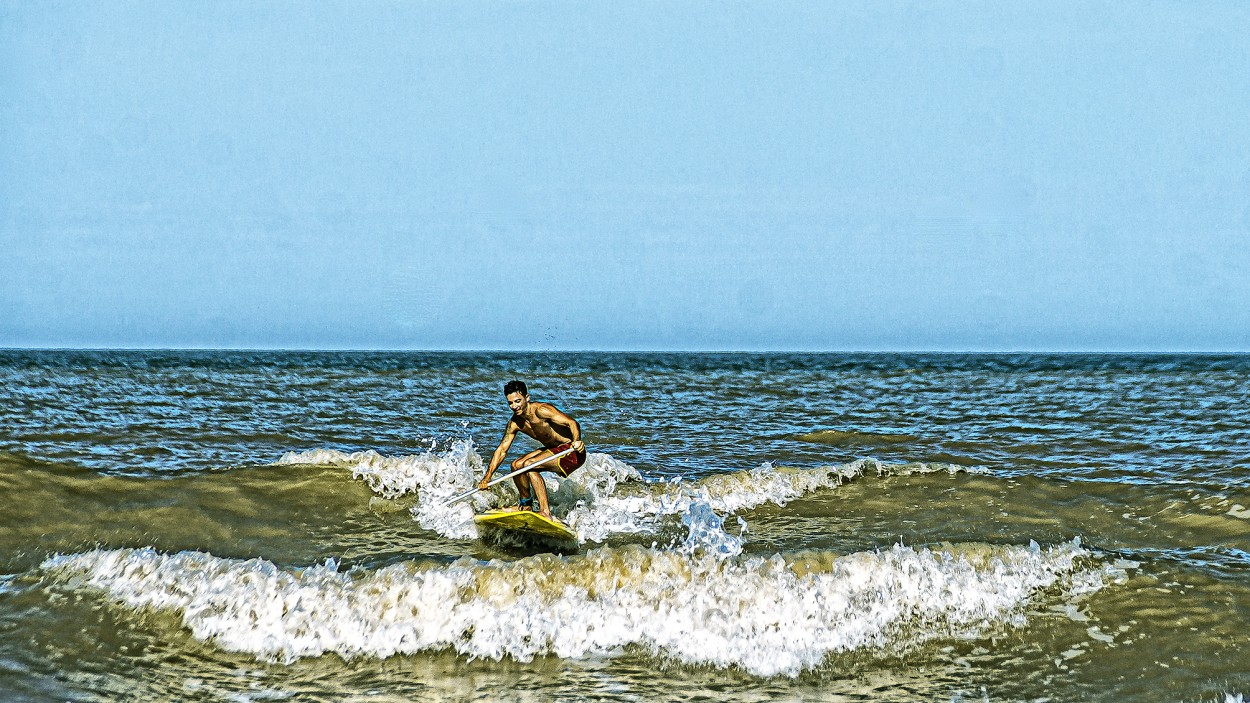 "Surfer argentino" de Ruperto Silverio Martinez