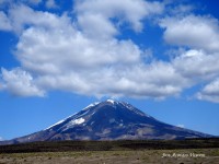 volcan Maipo en el limite entre Argentina y Chile