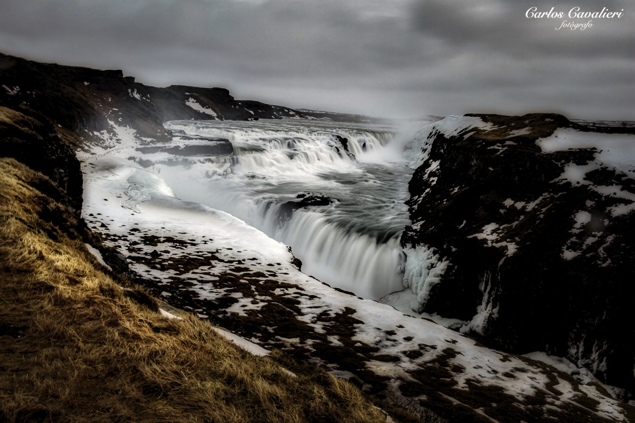 "Gullfoss, Islandia..." de Carlos Cavalieri