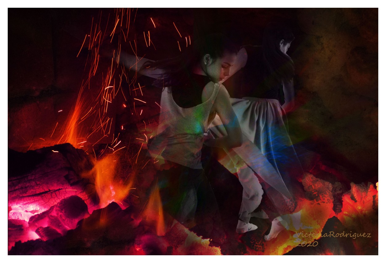 "Danza del fuego" de Victoria Elisa Rodriguez
