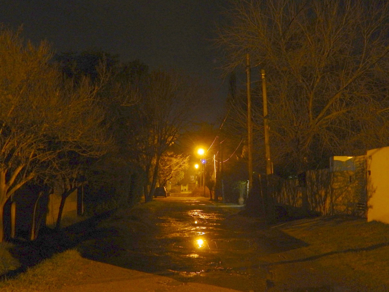 "La noche en el suburbio..." de Jos Luis Mansur