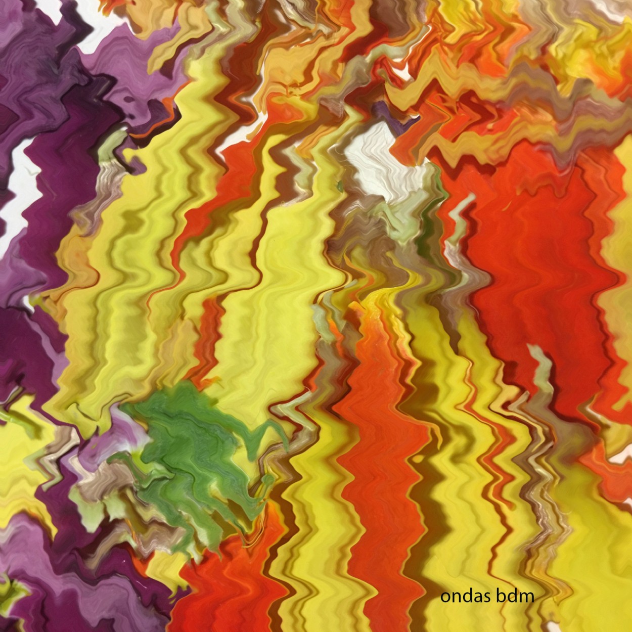 "ondas coloreadas" de Beatriz Di Marzio
