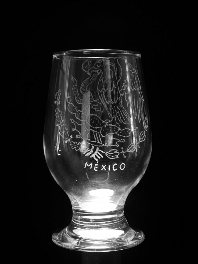 "Grabado de escudo mexicano" de Juan Fco. Fernndez