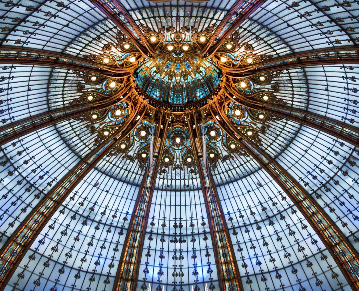 "Cupula Galeries Lafayette Paris" de Antonio Olivieri