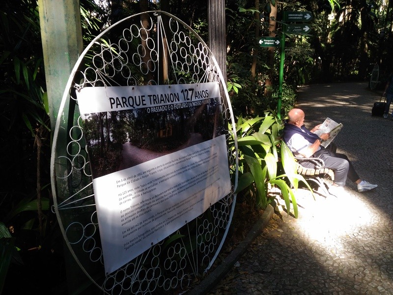 "Av. Paulista, Parque Trianon, 127 anos." de Decio Badari