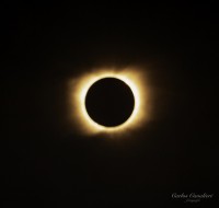 Eclipse total de sol. Valcheta Pcia de Rio Negro.