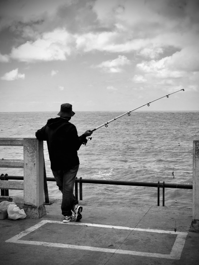 "Pescador en espera" de Laura Szapiro