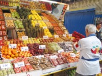 O Sr. das frutas, Mercado de So Paulo