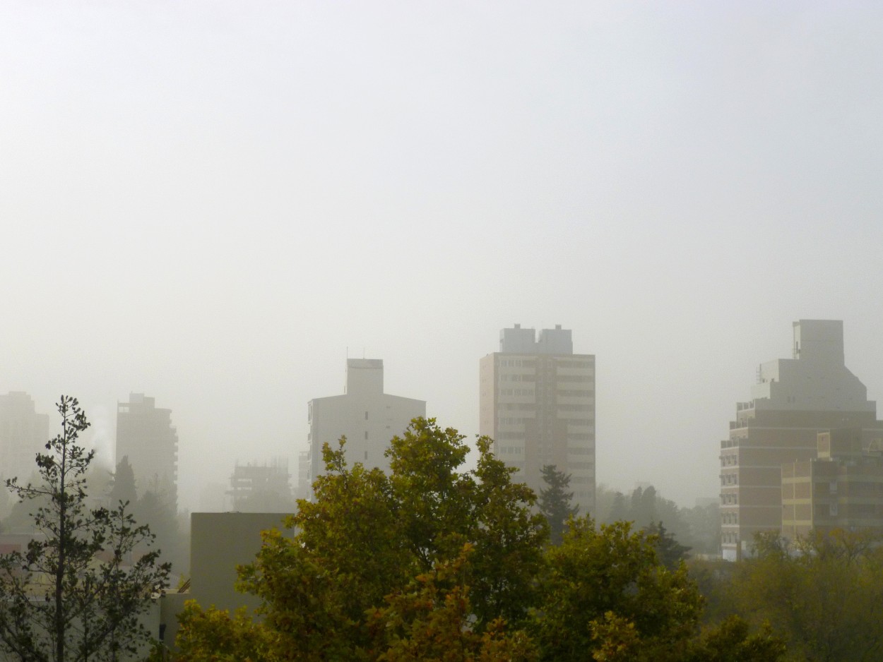 "Neblinoso. Ciudad de Neuqun." de Carlos E. Wydler