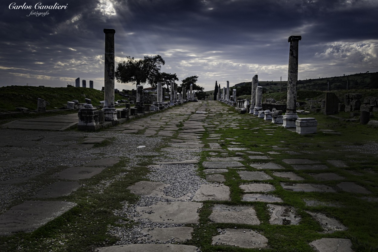 "El Camino central de Efeso." de Carlos Cavalieri
