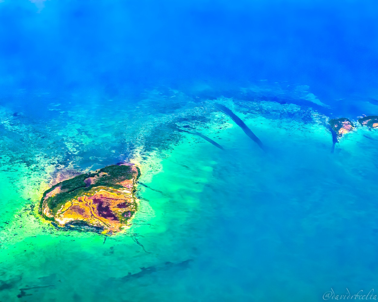 "Islas paradisacas del Caribe" de David Roldn