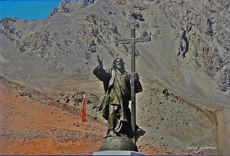 "Cristo Redentor ( Mendoza) a 4000 m de altura" de Ana Giorno