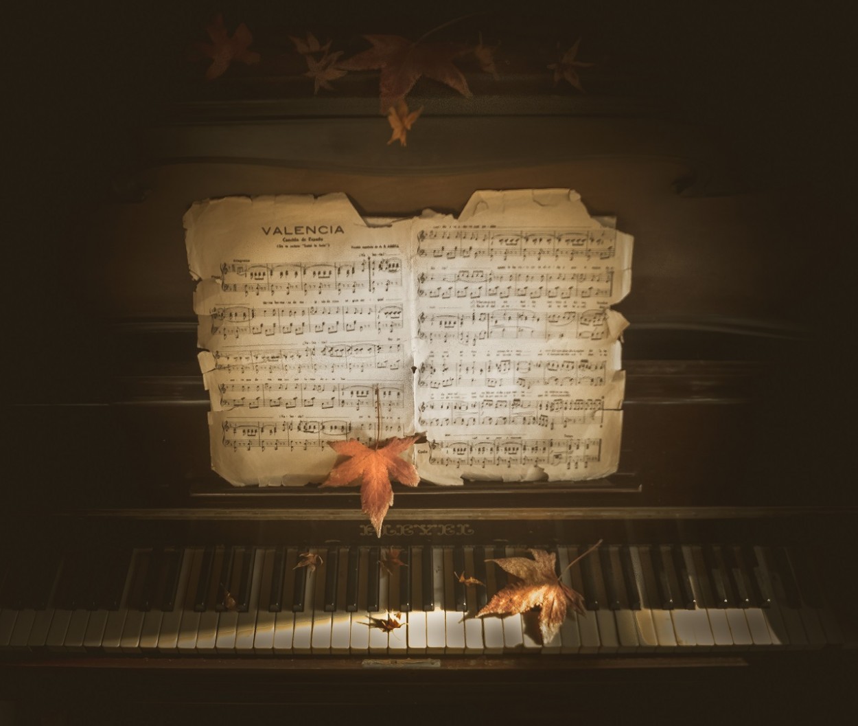 "El otoo en mi piano" de Lorna Aguirre