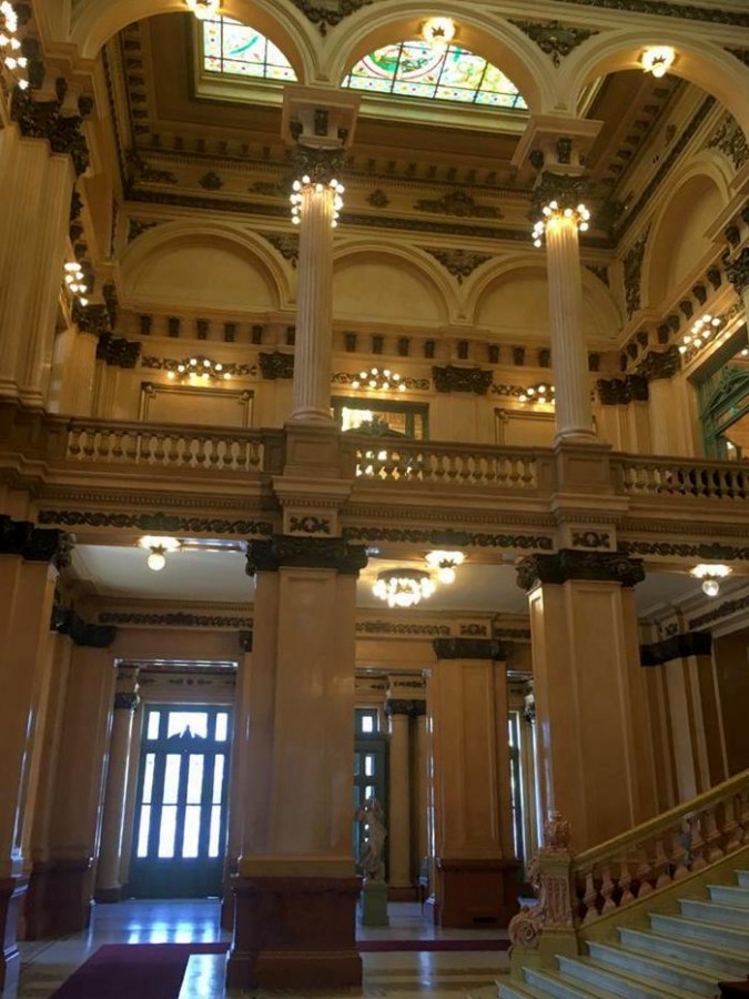 "Escalinata del Teatro Coln, CABA." de Carlos E. Wydler