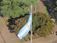 En el da de la bandera argentina